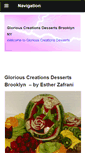 Mobile Screenshot of gloriouscreationsdesserts.com